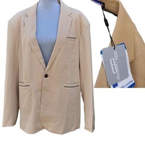 Geek Lighting NWT Men's Tan Blazer. Size XL